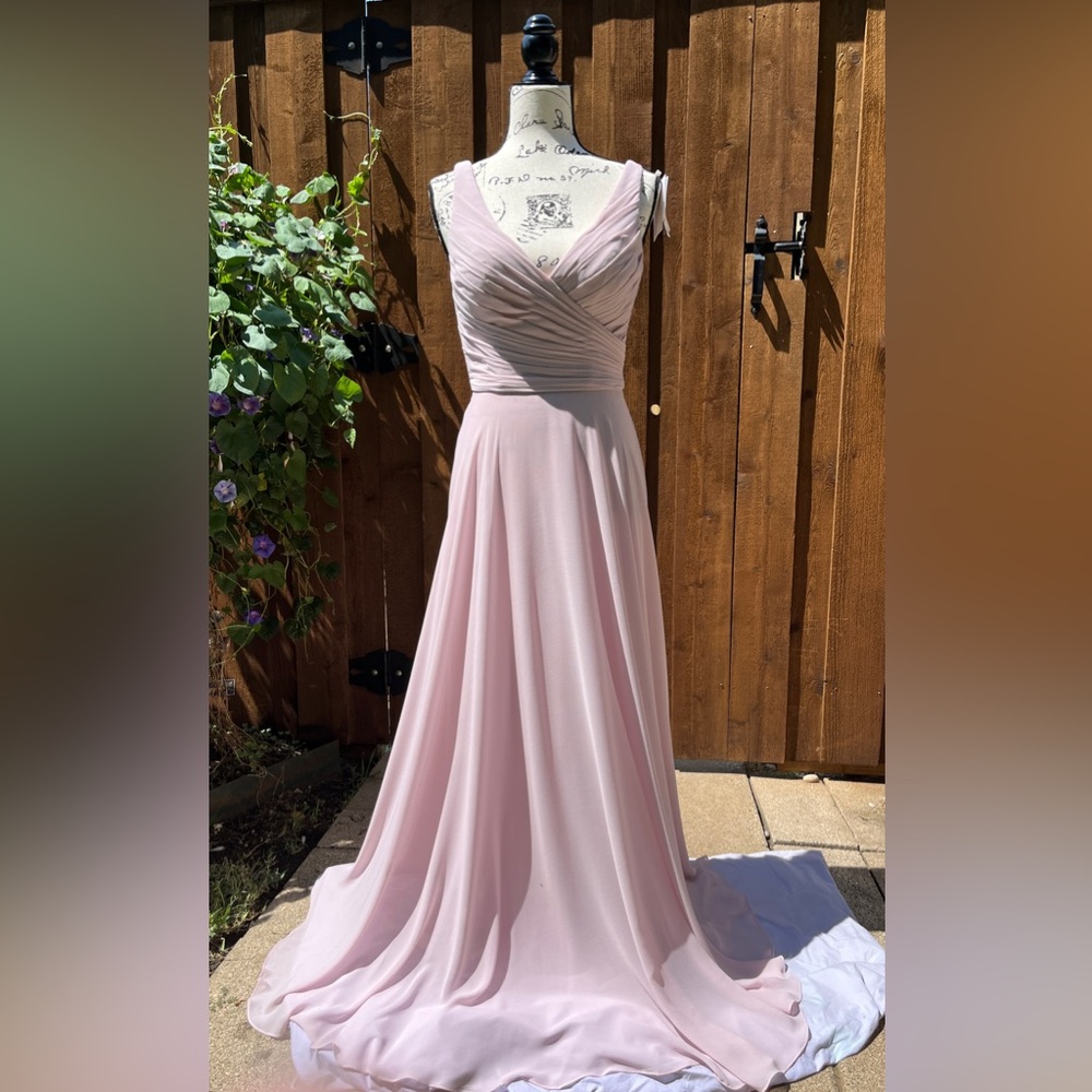 Watters Designs Bridesmaids Full-Length Dress in Burnished Lilac Size 2 NWT